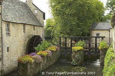 A beautiful millhouse at Bayeux, home of the famous tapestry
