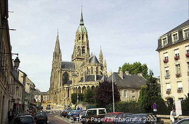 Bayeux church is quite imposing