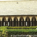 The "cloisters in the sky" at Mont St Michel