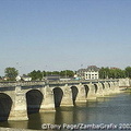 The bridge across the Loire outside Angers
