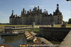 Chateau Chambord, the Loire Valley's largest residence; it was the creation of Francois I