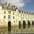 Chateau Chenonceau stretches across the river Cher