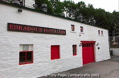 Edradour Distillery, the smallest distillery in Scotland