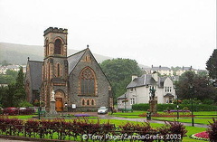 Fort William, the town below Ben Nevis, the UK's highest mountain