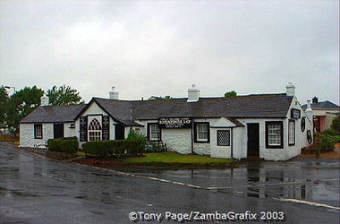 The famous Blacksmith's shop in Gretna Green, to where many English couples eloped to get marrieds