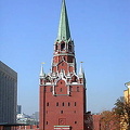 Trinity Tower where the ticket office to The Kremlin is