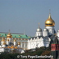 In Imperial times, the cathedrals were a setting for state occasions such as coronations, The Kremlin