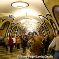 Moscow's metro stations are themselves tourist attractions