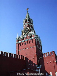 70m high Saviour's Tower used to be the main entrance to the Kremlin