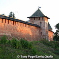 The Detinets - ancient wall and tower of the Novgorod Kremlin
