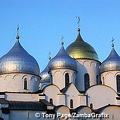 St Sophia Cathedral has five onion domes