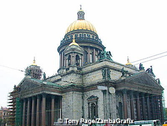 St. Isaac's Cathedral - under refurbishment