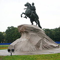 The Bronze Horseman in Decembrists' Square