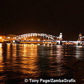 Peter the Great Bridge spanning the Neva River