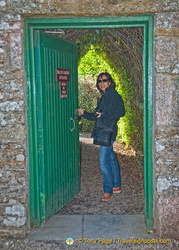 Me, entering the Castle of Mey Gardens