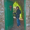 Me, entering the Castle of Mey Gardens