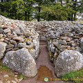 View through the passage into the Northeast Cairn interior