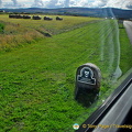 Approaching the Culloden Battlefield Visitor Centre