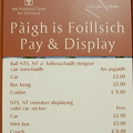 Car parking fees at the Culloden Visitor Centre