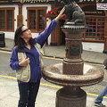 The monument to Greyfriars Bobby, the faithful dog who guarded his master's grave for 14 years [Edinburgh - Scotland]