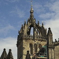 The famous crown spire of St Giles Cathedral [Edinburgh - Scotland]
