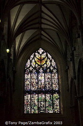 The Burns Window celebrates the major themes of Robert Burns' poetry  [St Giles Cathedral - Edinburgh - Scotland]