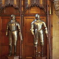 Collection of armour and weapons in the Great Hall 