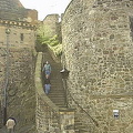 The Lang Stairs - originally the link between the upper and middle wards of the castle