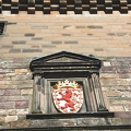 Lion Rampant Shield above the Portcullis Gate
