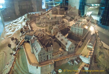 A model of Edinburgh Castle