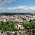 A panoramic view of Edinburgh from Edinburgh Castle