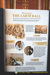 About the restoration of the Laich Hall