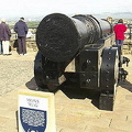 Mons Meg, a six ton siege cannon given to James II in 1457