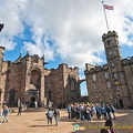 The Royal Palace in Crown Square, with the flag flying, was the home of Scotland's kings and queens when they were in Edinburgh