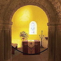 St. Margaret's Chapel is dedicated to the Queen of Malcolm III