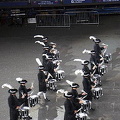 An impressive marching band