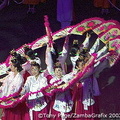 Fan dance by the Korean troup is stunning