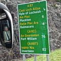 Signpost to the Kyle of Lochalsh