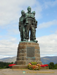 Commando Memorial unveiled by the Queen Mother in 1952