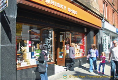 Whisky shop on High Street