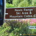 Signpost for the Nevis Range