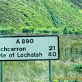 Distance to Lochcarron and Kyle of Lochalsh