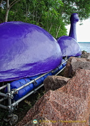 A purple Nessie