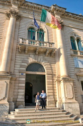 Film set for the Police Commissioner's office in Montalbano series