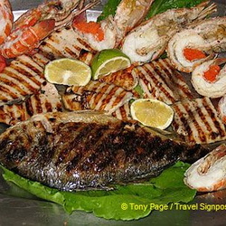 Seafood Feast at Ristorante La Barca