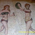 Athletic girls at Villa Romana del Casale 