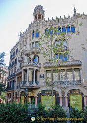 Casa Lleó Morera on Passeig de Gràcia is home to Loewe