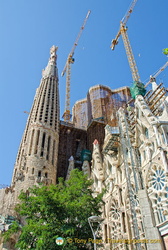 The Glory Facade is Gaudi's depiction of the road to God