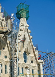 Glory Facade - Nearly 130 years on, work is still continuing on the Sagrada Familia