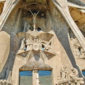 In sharp contrast to the Nativity Facade, the Passion Facade is without ornamentation